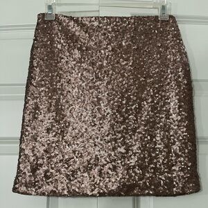 Hayden Los Angeles Sequined Mini Skirt Size Medium